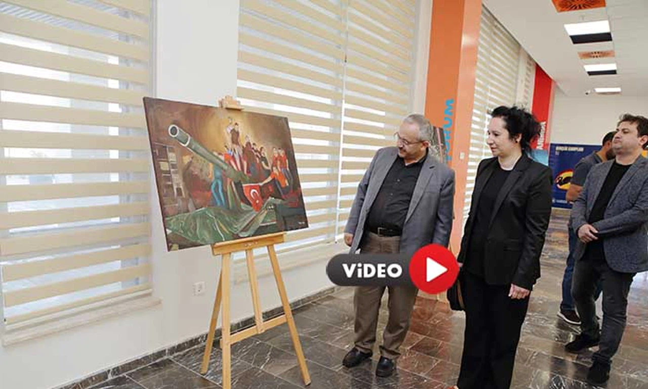 HİTÜ’lü gençler, Darbe Girişimini Tuvale Yansıttı