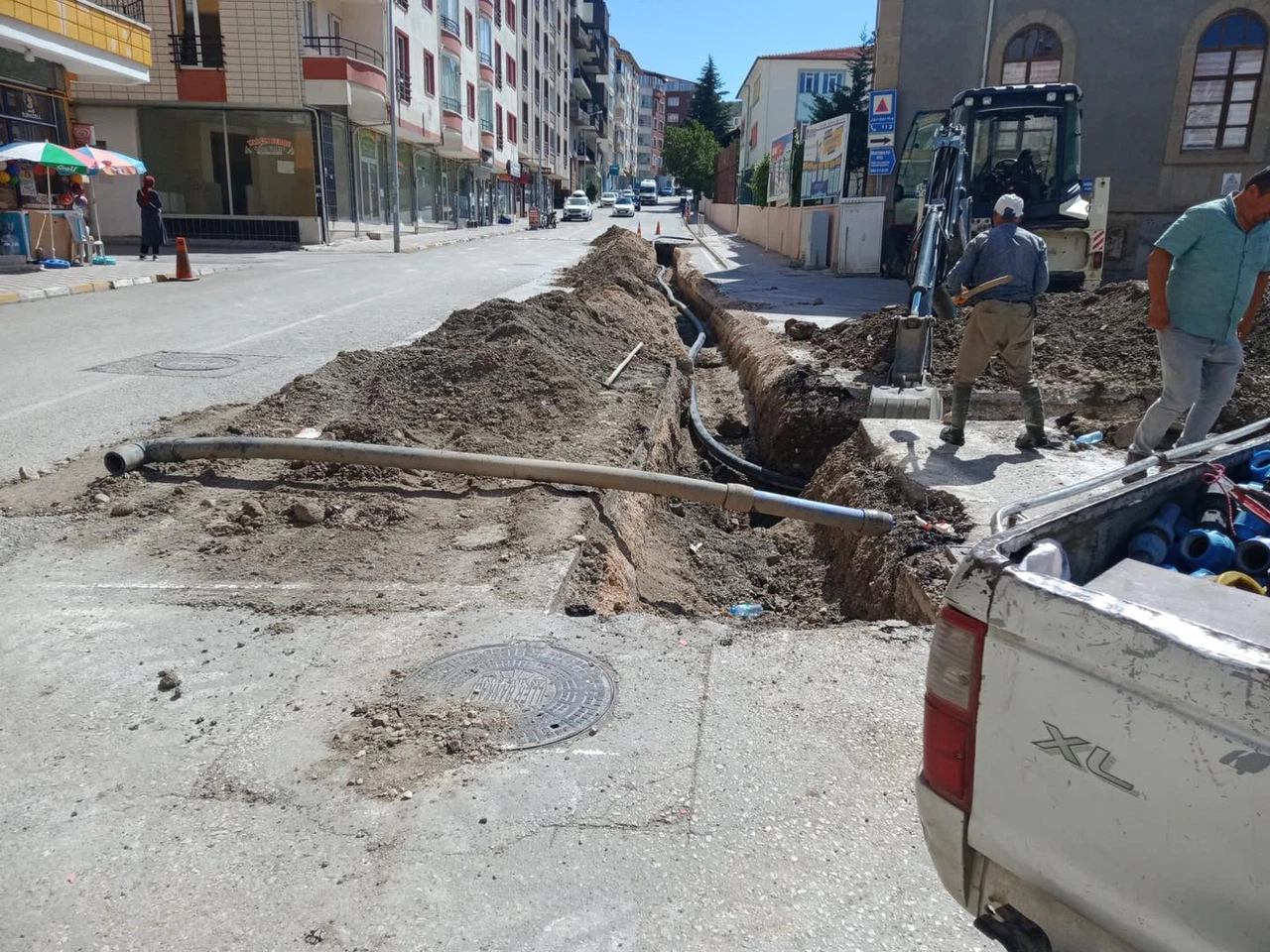 İskilip'te İçme Suyu İshale Hattı Yenileniyor