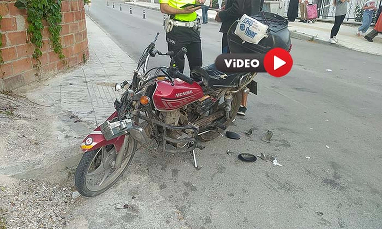 Otomobil İle Motosiklet Çarpıştı: Bir Yaralı