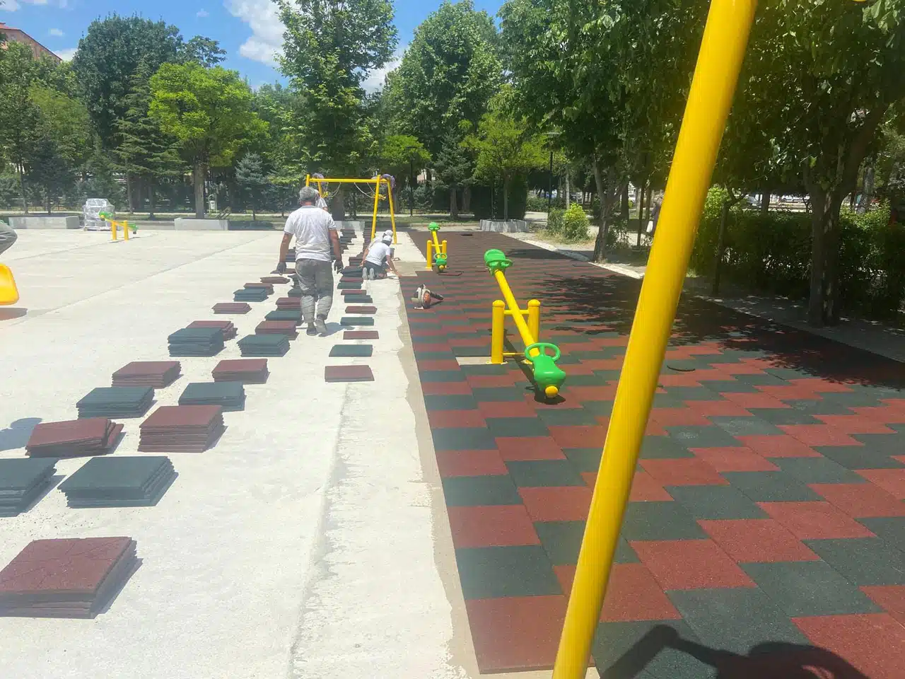 Sungurlu’da Parklar Yenilendi