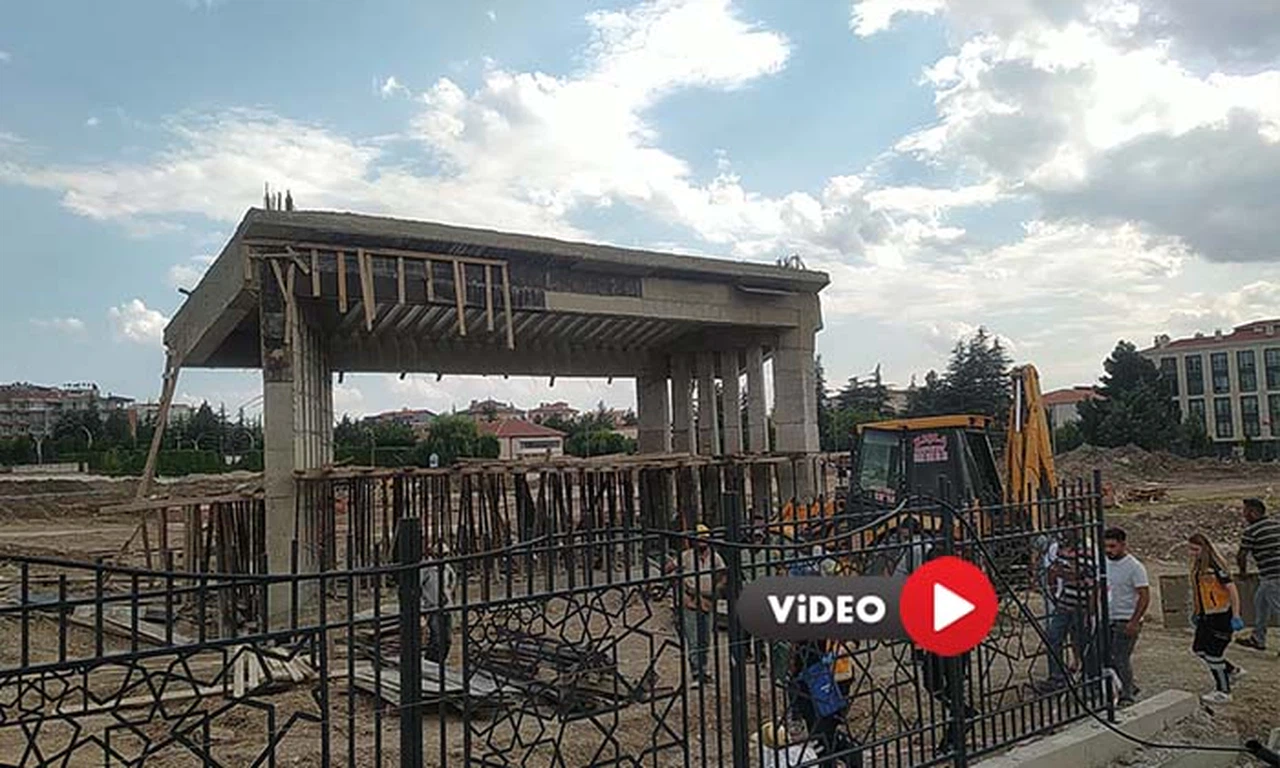 İnşaatın 1. Katından Düşen İşçi Yaralandı