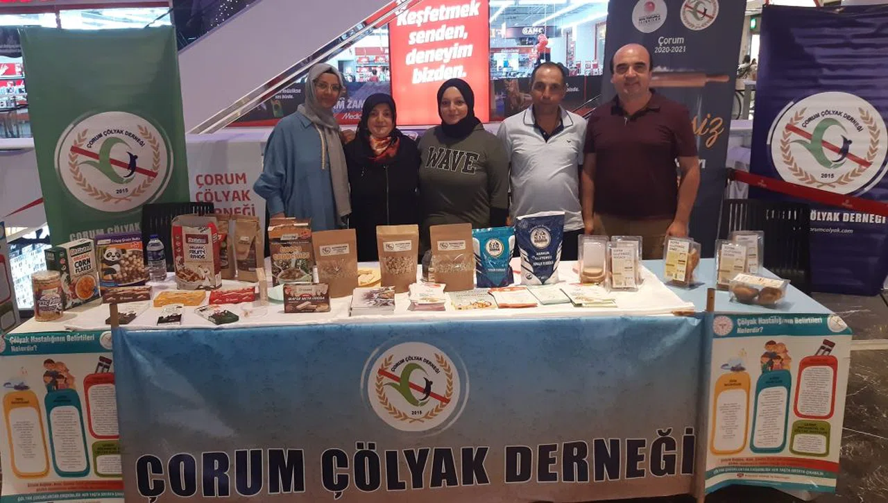 Glütensiz Ürünler Sergileniyor