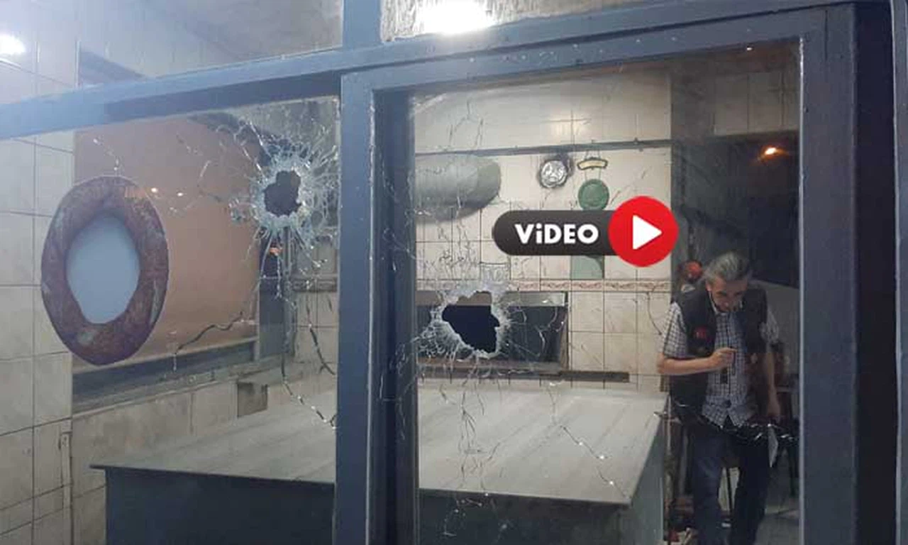 Silahlı Saldırıda İş Yeri Zarar Gördü