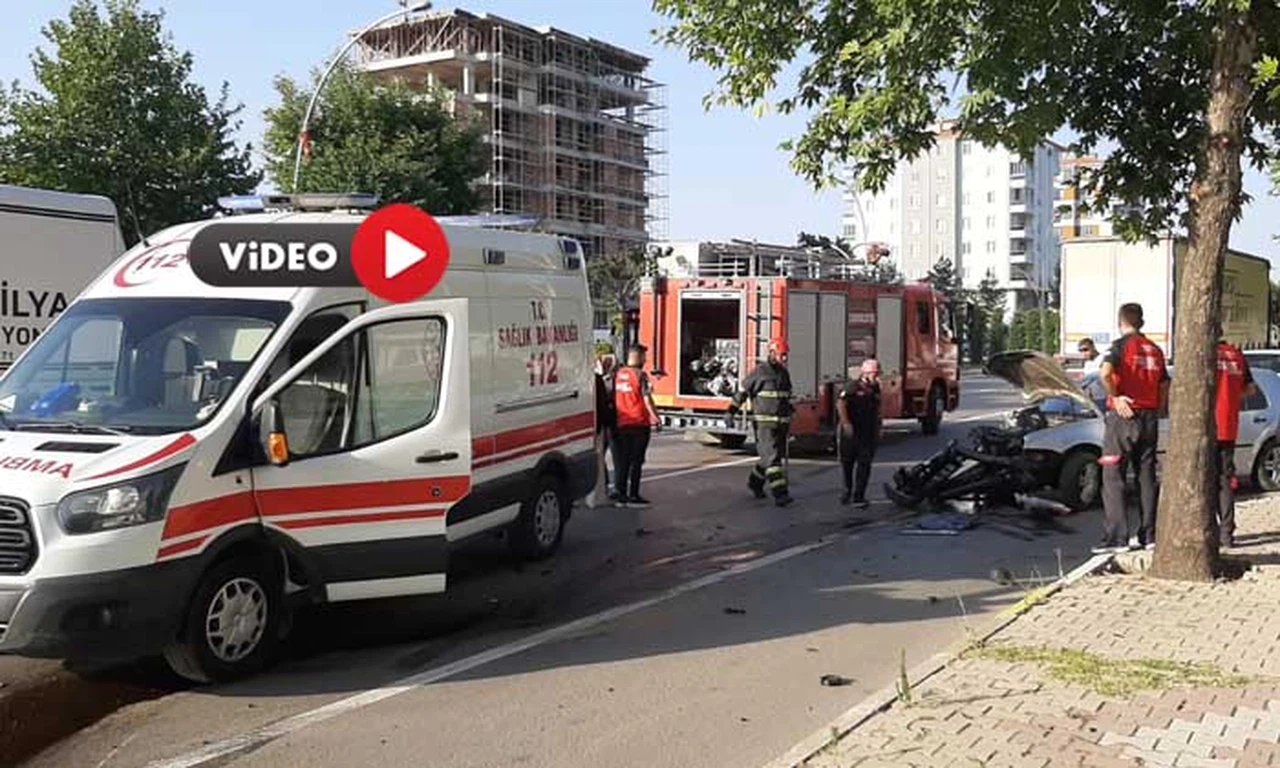 TIR ile Otomobil Çarpıştı: İki Yaralı