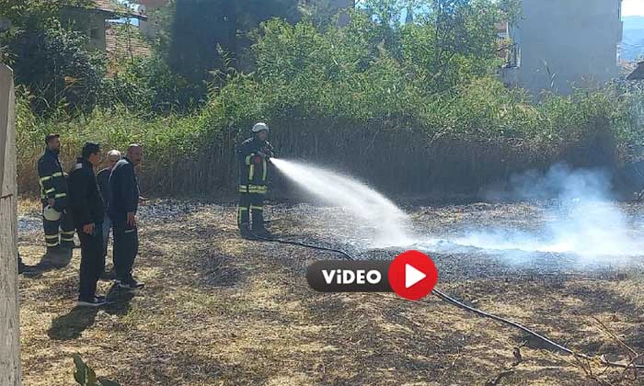 Osmancık'ta Korkutan Yangın  