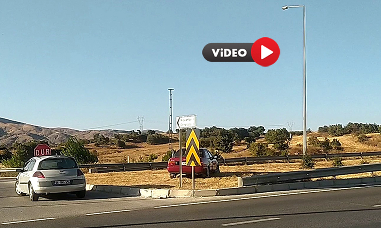 Otomobil Refüje Çıktı: 1 Yaralı  
