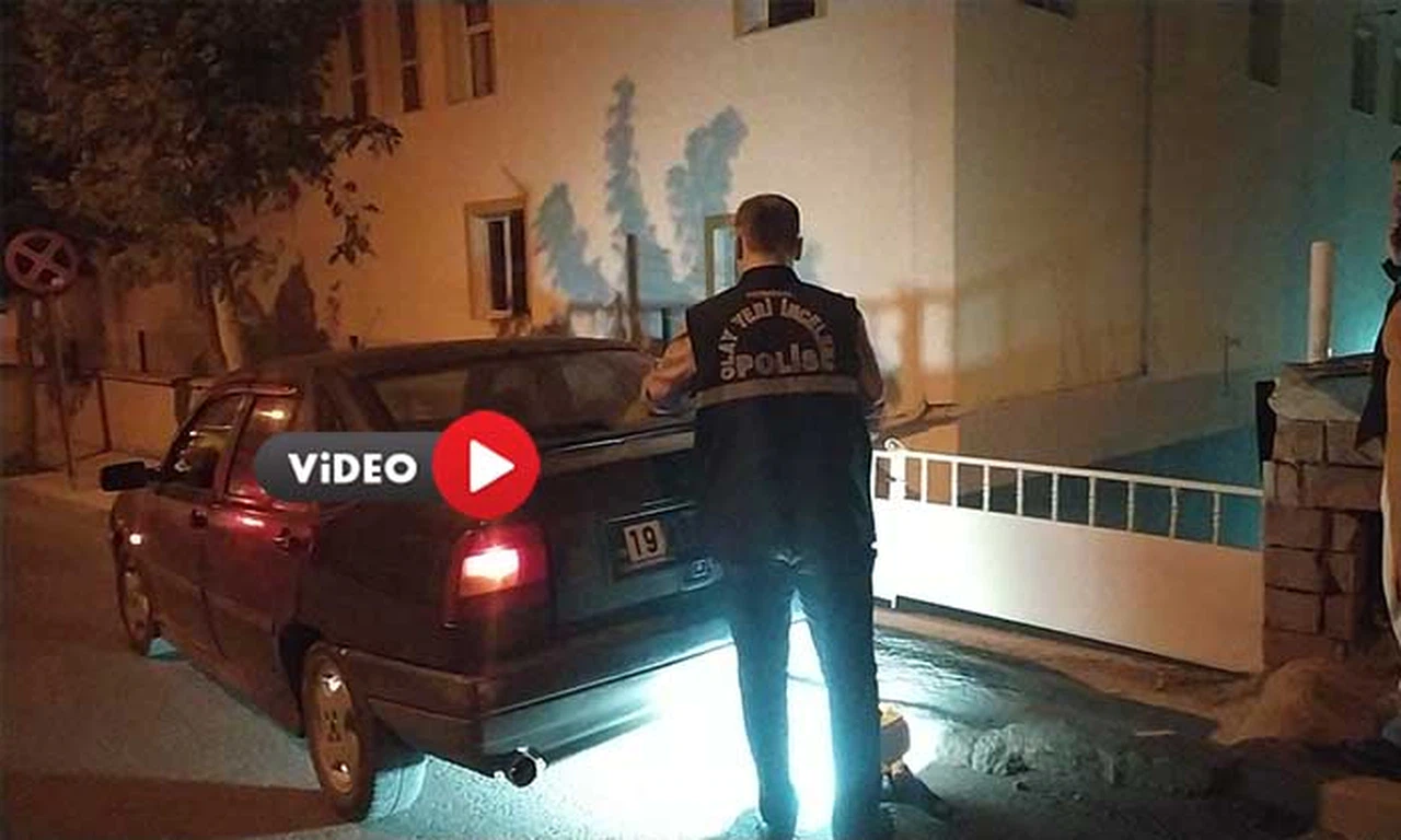 Seyir Halindeki Otomobile Mermi İsabet Etti