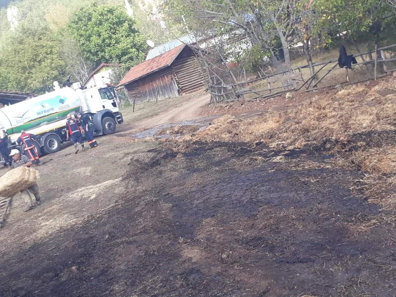 150 Saman Balyası Kül Oldu
