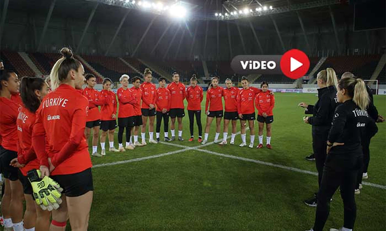 A Milli Kadın Futbol Takımı, Lüksemburg Maçı Hazırlıklarını Tamamladı