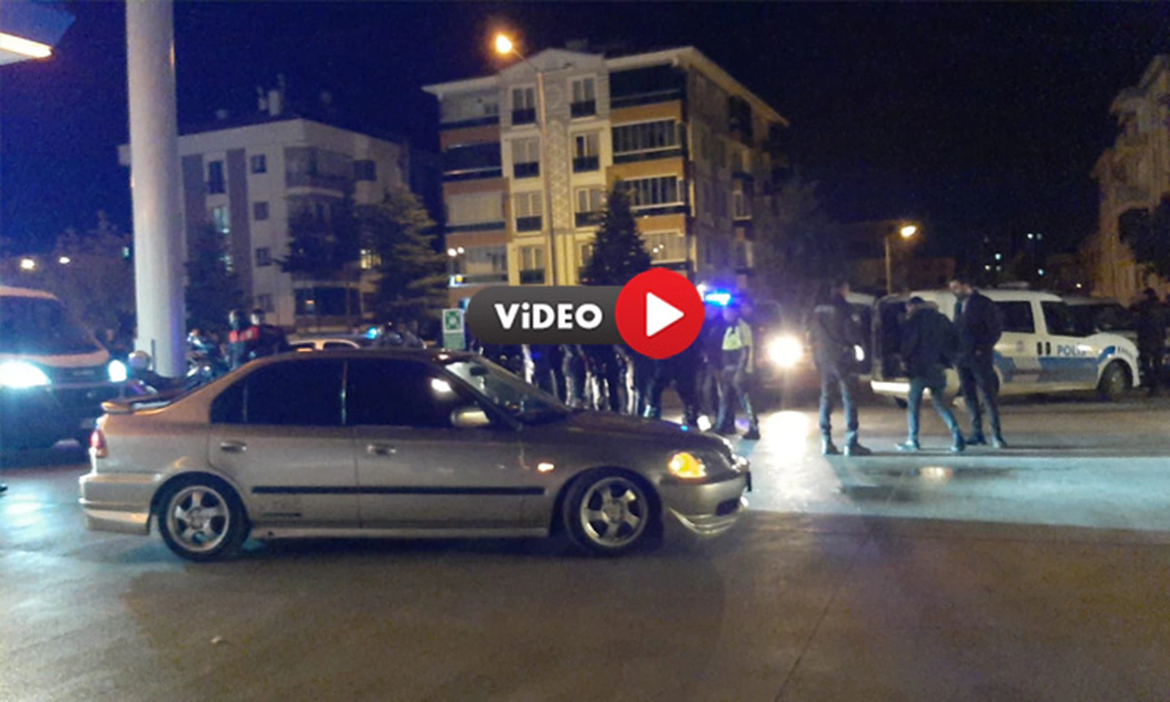 Benzinlikte Yaşanan Olay, Güvenlik Kamerasına Yansıdı