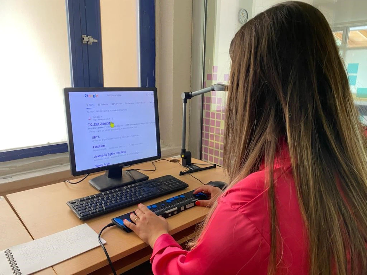 Görme Engelli Öğrenciler İçin Çalışma Odası
