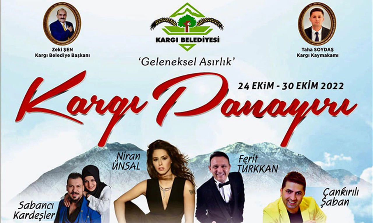 Kargı Panayırı Kapsamındaki Konserler İptal Edildi