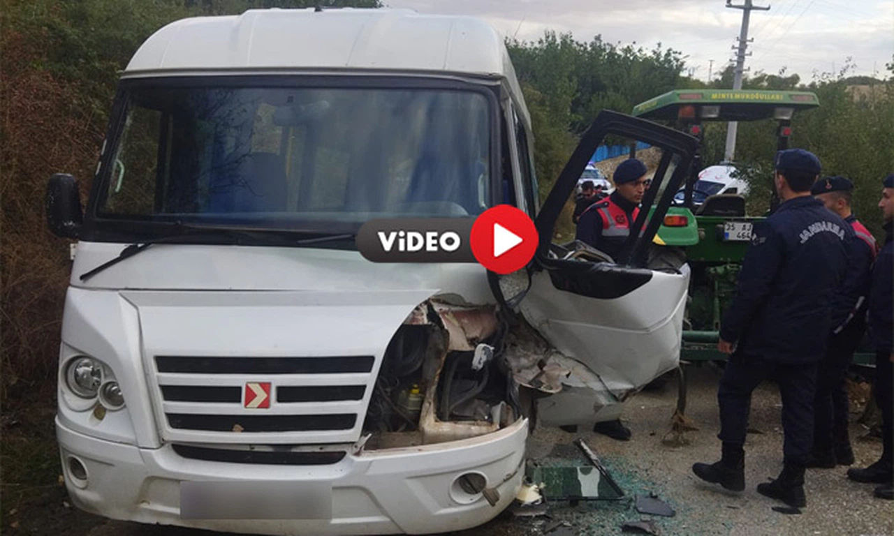 Öğrenci Servisi Kaza Yaptı