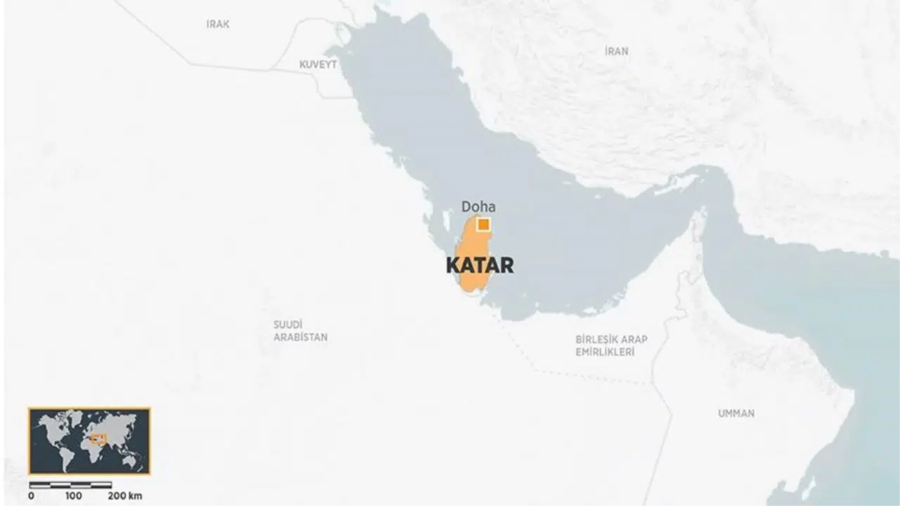Katar Hangi Yarım Kürede ve Kıtada? Katar'ın Pozisyonu, Nüfusu ve Harita Bilgisi
