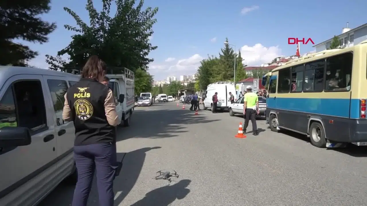 Siirt'te Öğrenci Güvenliği İçin Dron ve Narkotik Köpekli Kontrol