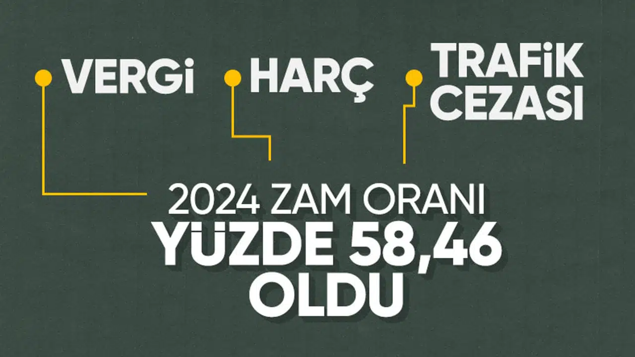 2024 Yılı Vergi ve Cezalardaki Zam Oranları Belli Oldu