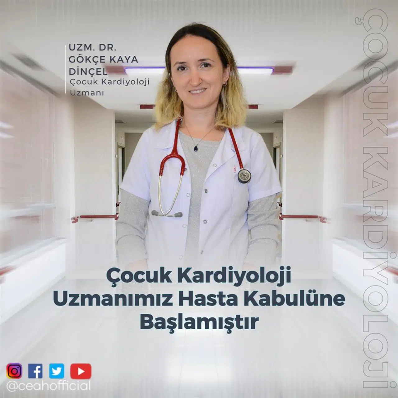 Hastanede Çocuk Kardiyolojisi Uzmanı Hasta Kabulüne Başladı