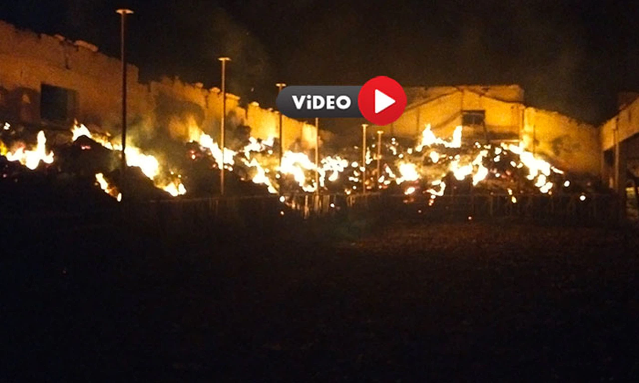 Köyde Korkunç Yangın!