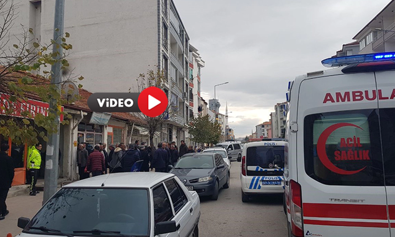 Çorum’da Bir İş Yeri Önünde Silah Sesleri