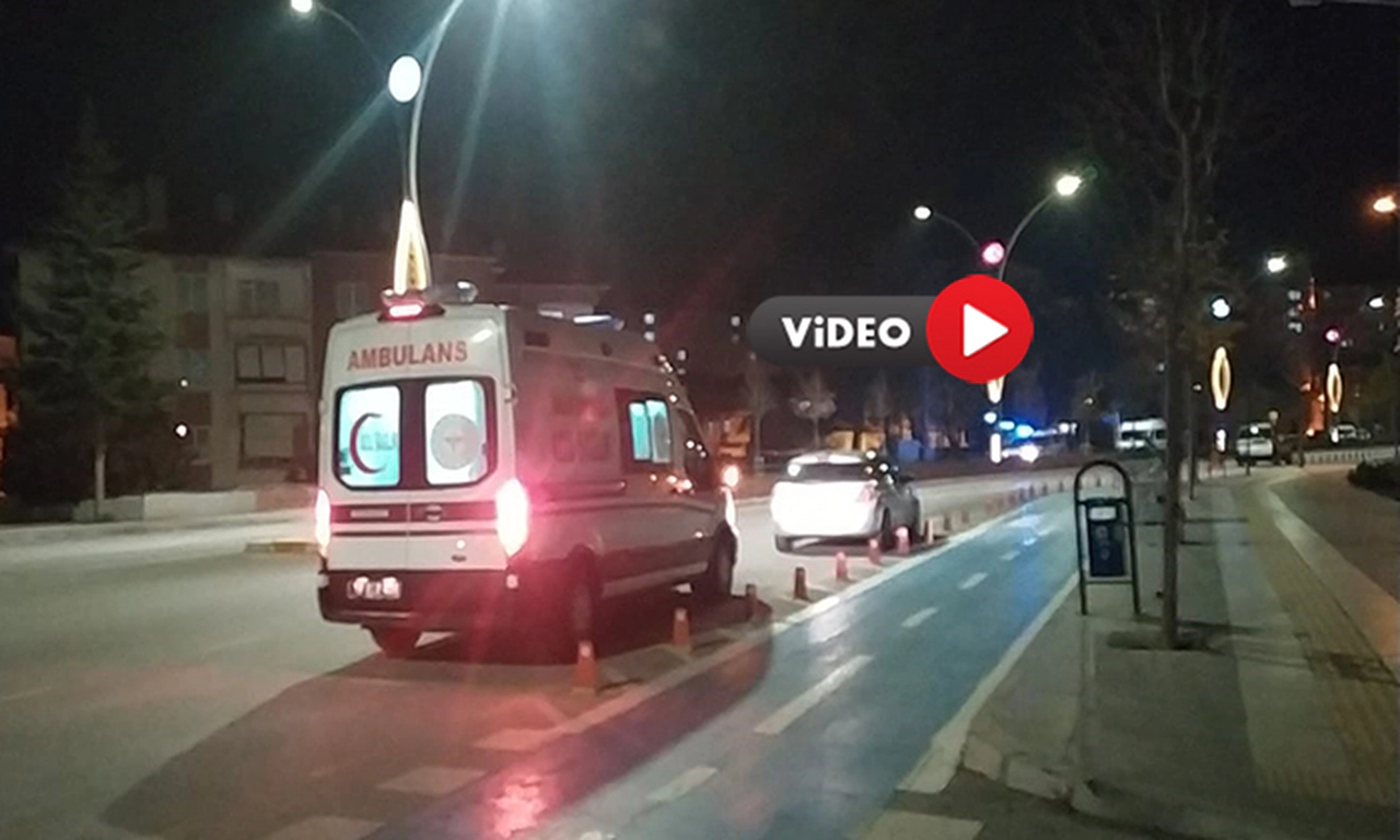 Çorum’da Recep Tayyip Erdoğan Caddesi’nde Kaza