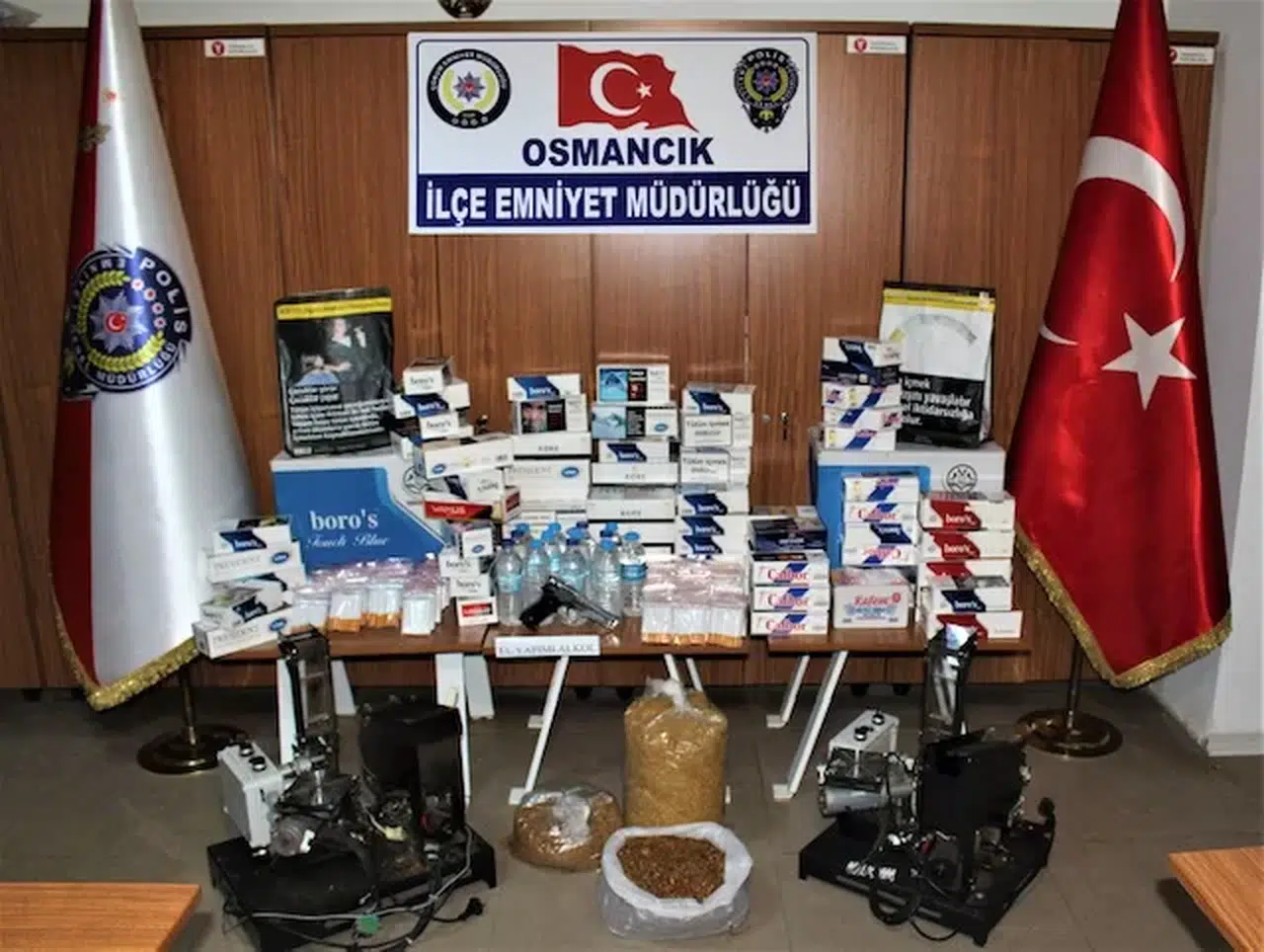 Çorum’da Tütün Kaçakçıları Gözaltında