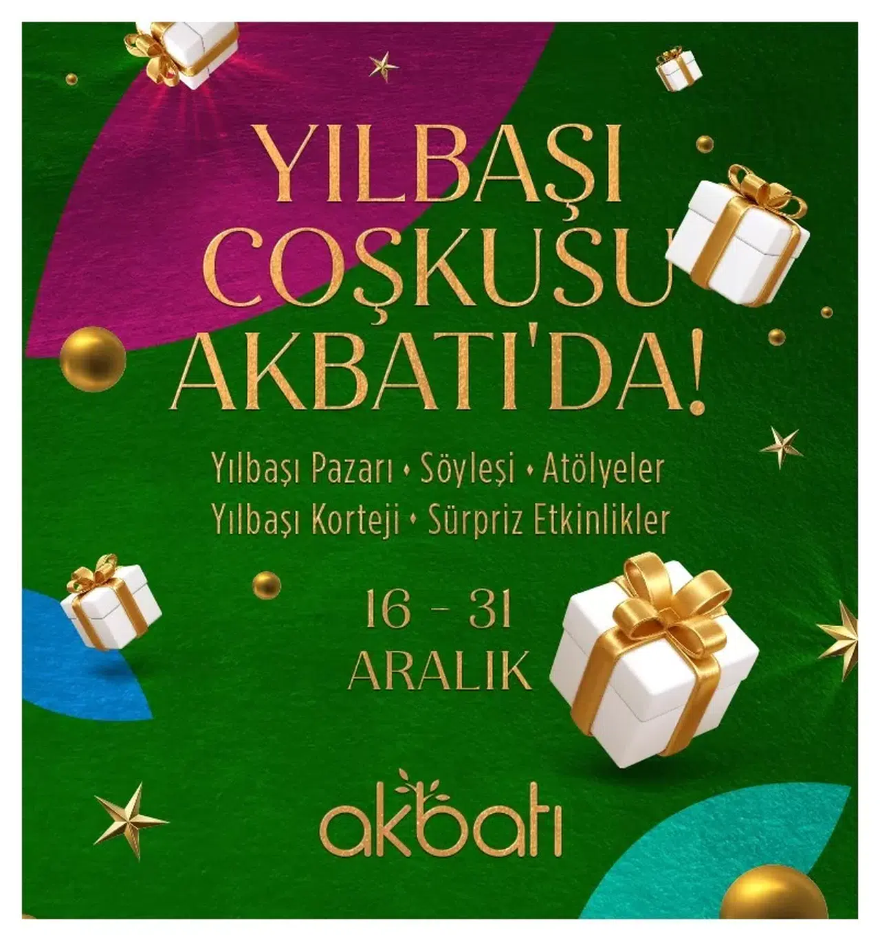 Akbatı, Aralık Ayı ve Yeni Yıl Programını Açıkladı