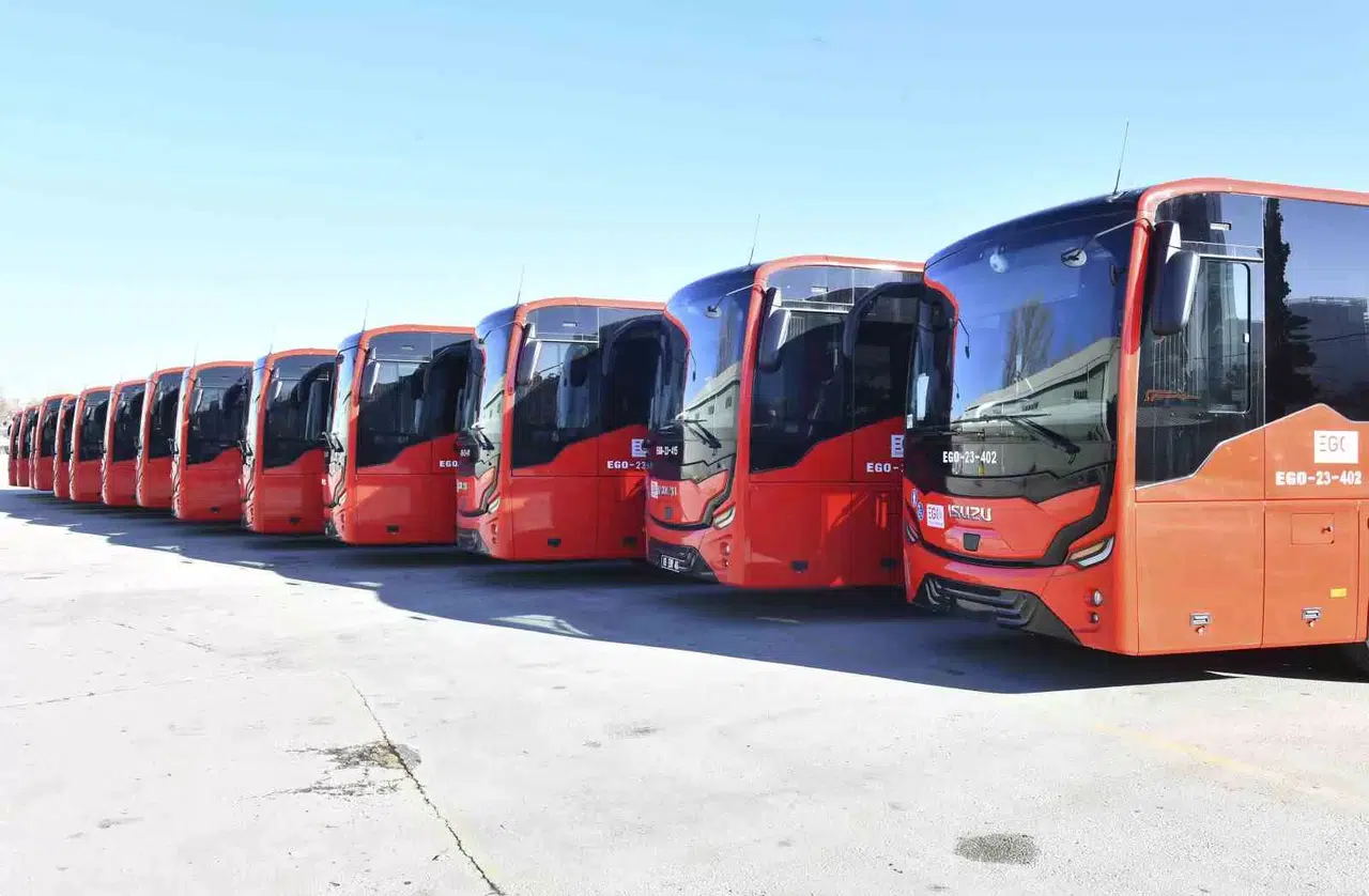 Ankara Büyükşehir’den Esenboğa’ya Bagaj Dizaynlı Yeni Ego Otobüsleri