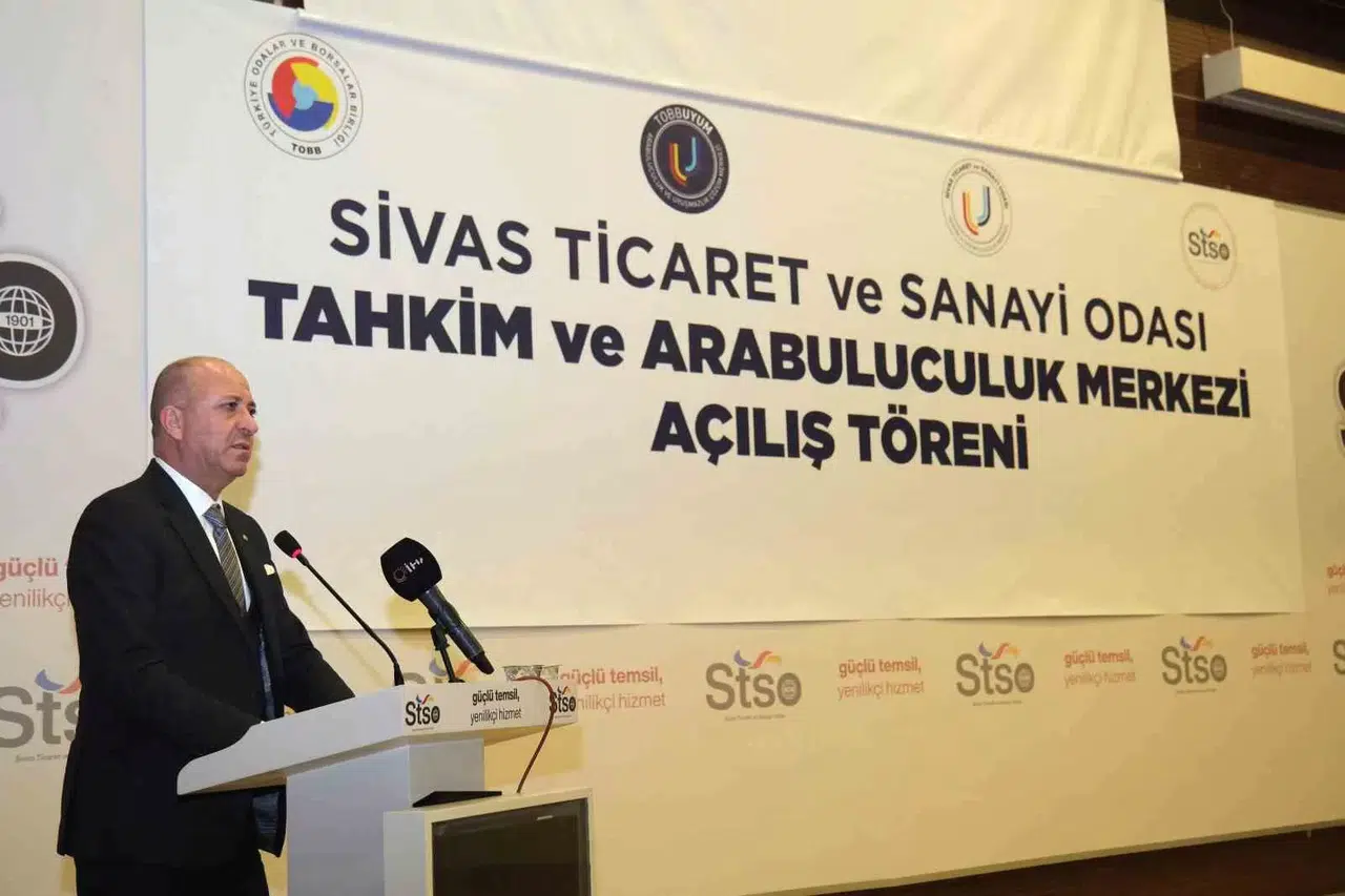 Aso Lideri Ardıç, Sivas Tso Tahkim ve Arabulucuk Merkezinin Açılışını Yaptı