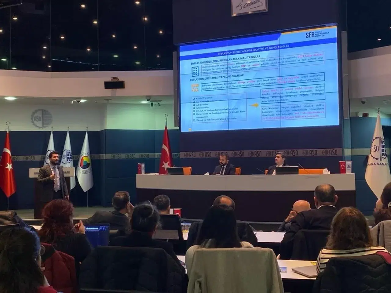 Aso’da “Enflasyon Düzeltmesi Kavramsal Çerçeve ve Uygulama Örneği Semineri”