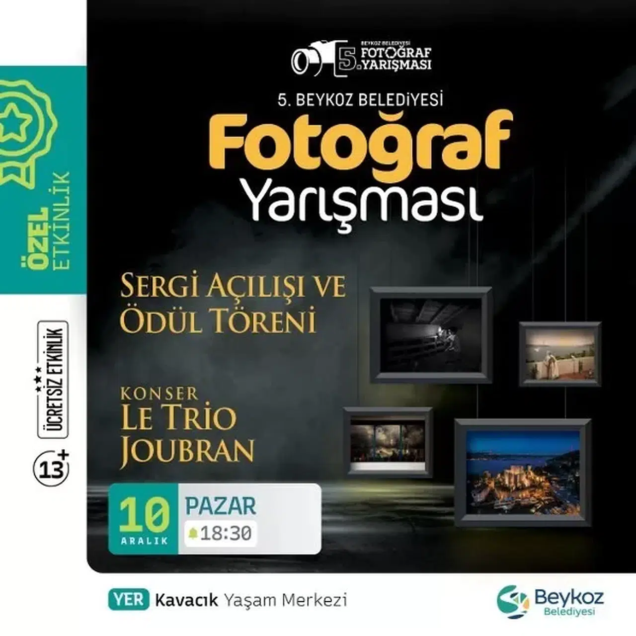 Beykoz Belediyesi 5. Fotoğraf Müsabakası Mükafatları Sahiplerini Buldu