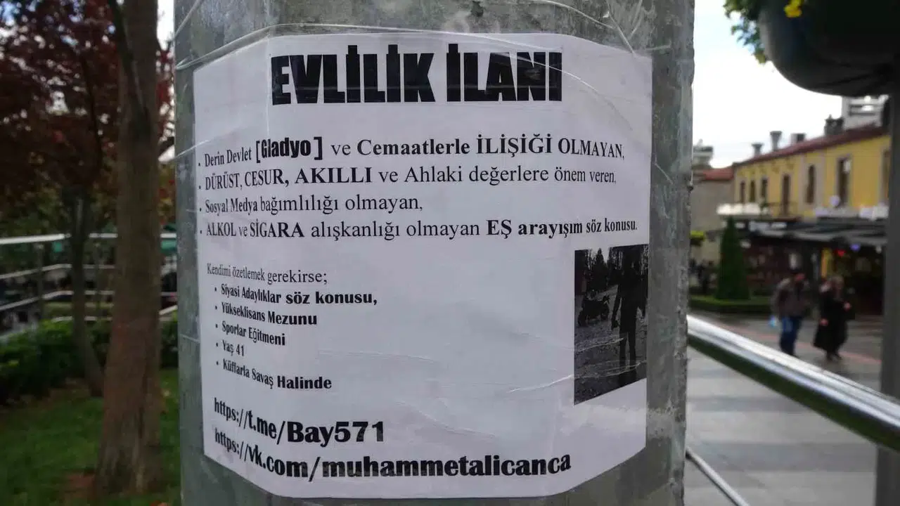 Bu türlü Evlilik İlanı Görülmedi