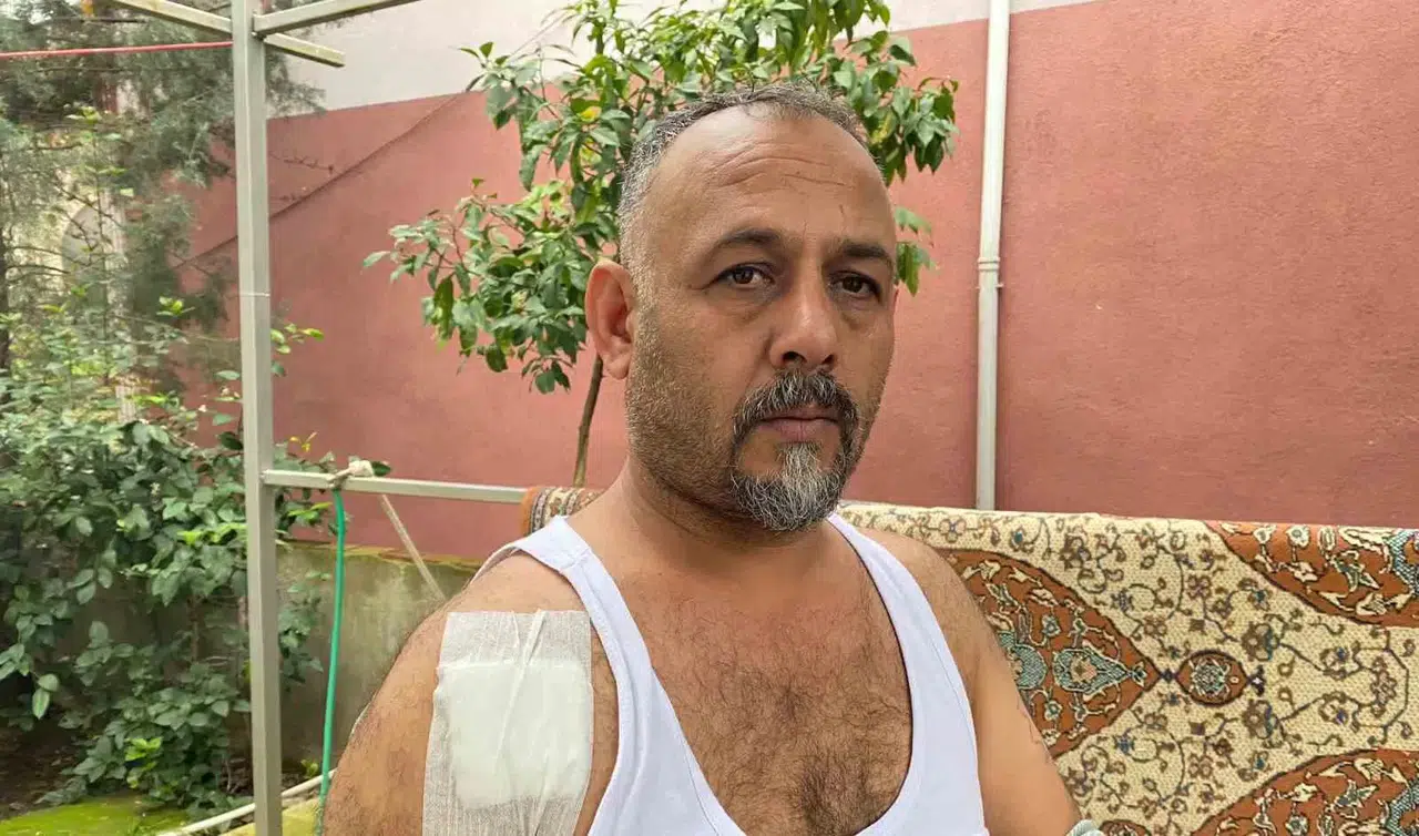 Çocuklarıyla Bahçede Otururken Dehşeti Yaşadı