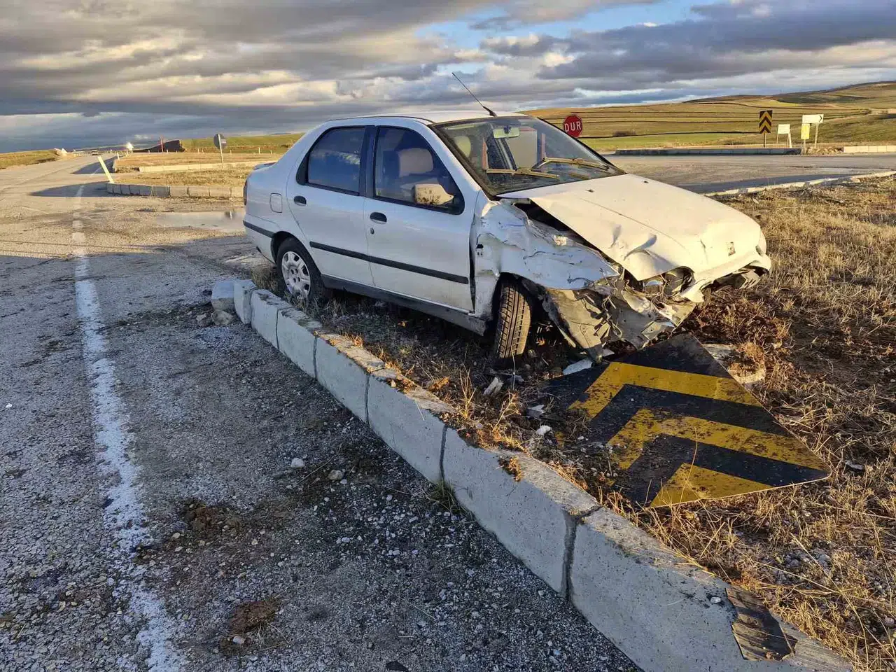 Çorum’da Trafik Kazası: 1 Yaralı