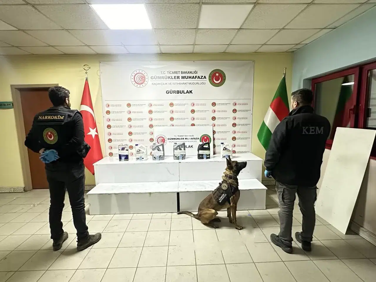 Gürbulak’ta Uyuşturucu Operasyonu