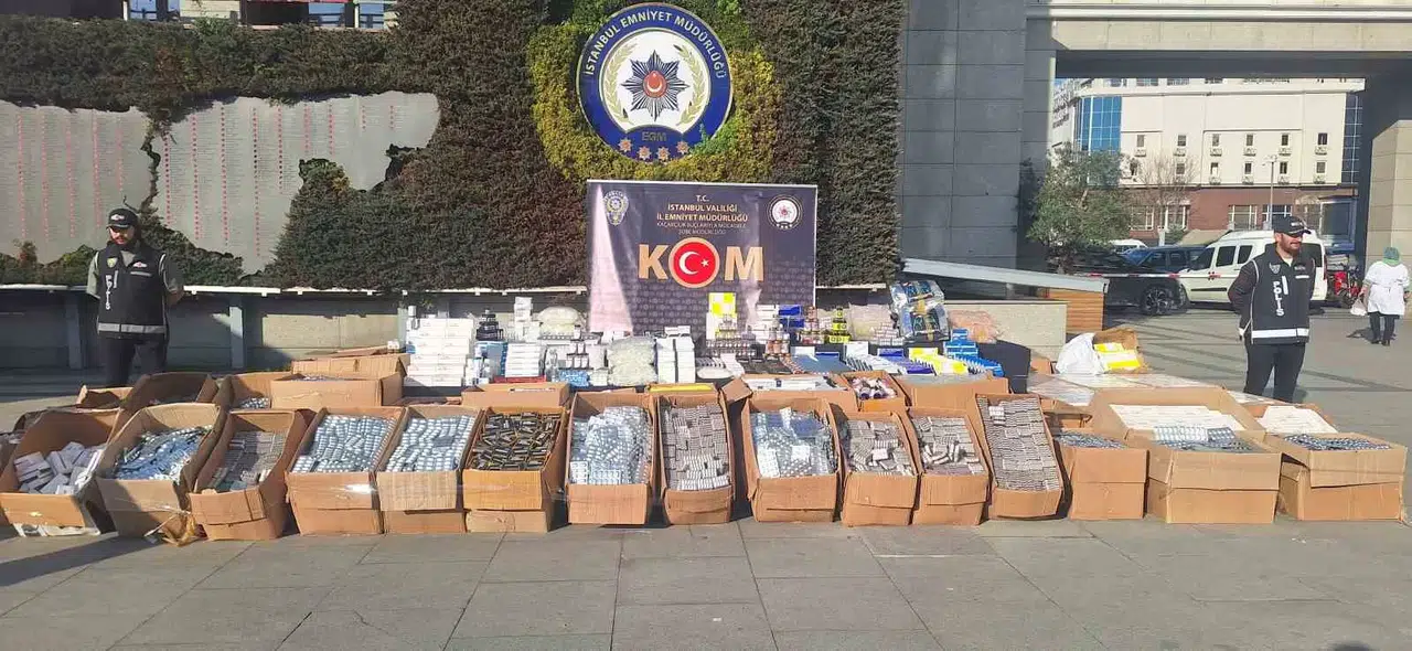 İstanbul’da 40 Milyon Liralık Kaçak İlaç Operasyonu: 3 Gözaltı