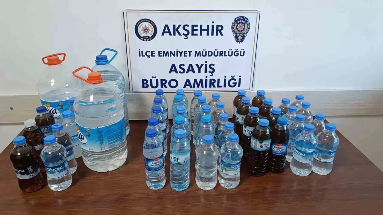Konya’da Uydurma İçki Operasyonu: 3 Gözaltı
