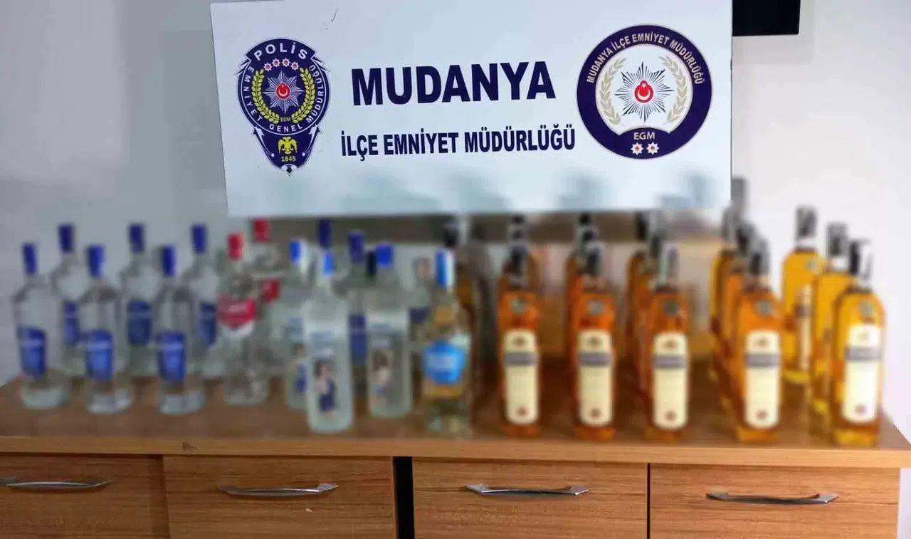Mudanya Emniyeti’nden Geçersiz ve Kaçak Alkol Operasyonu
