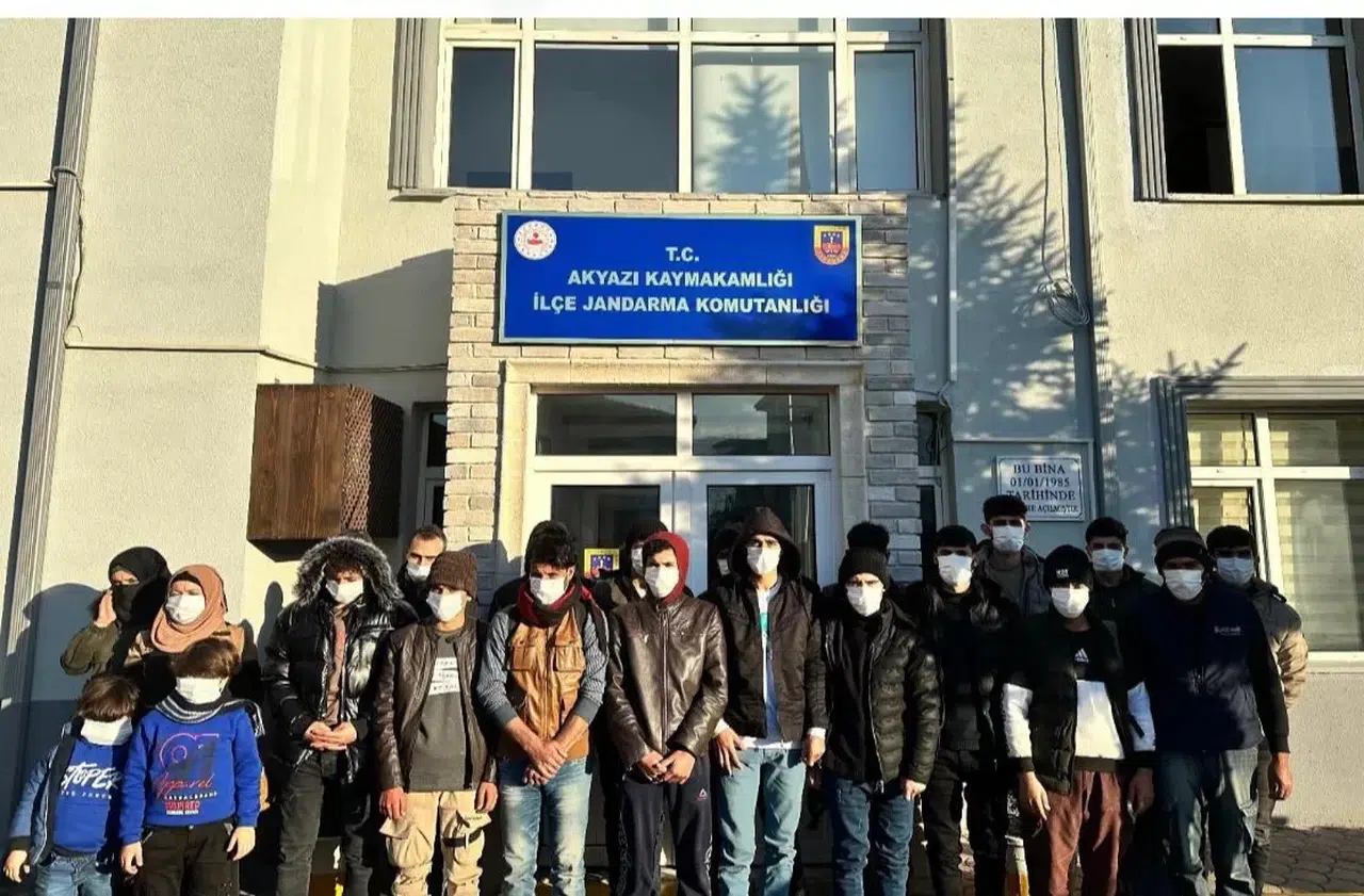 Sakarya’da 31 Kaçak Göçmen Yakalandı