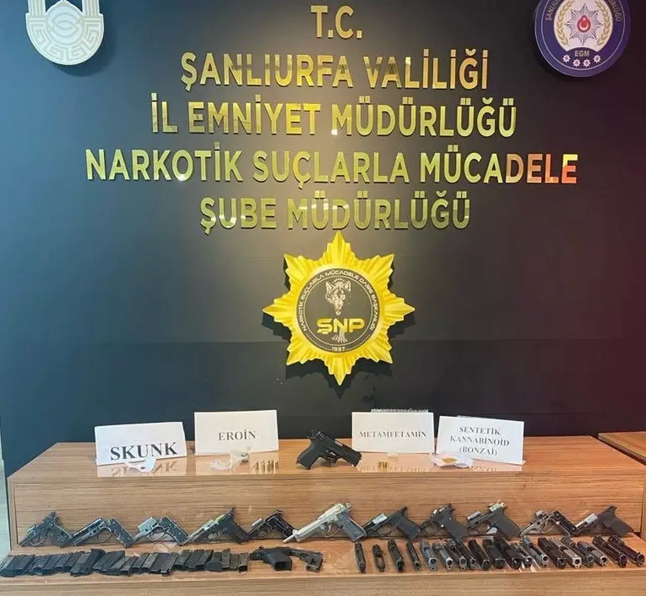 Şanlıurfa’da Silah ve Uyuşturucu Operasyonu