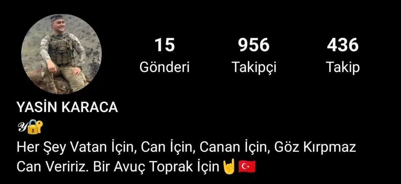 Tokatlı Şehidin Toplumsal Medya Profilinde Bulunan Yazı Dikkat Çekti