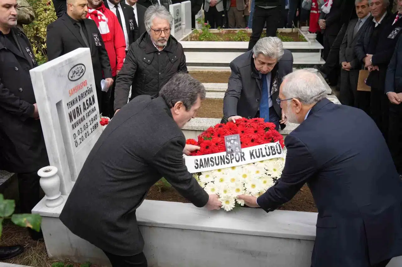 1989 Yılındaki Kazada Vefat Eden Samsunsporlular İçin Anma Merasimi Düzenledi