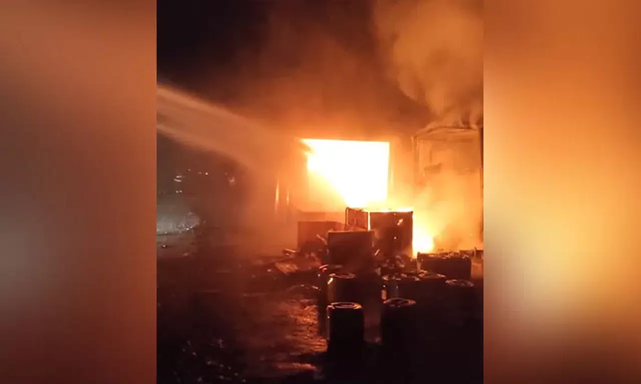 Çorum’daki Savunma Sanayi Fabrikasında Yangın!