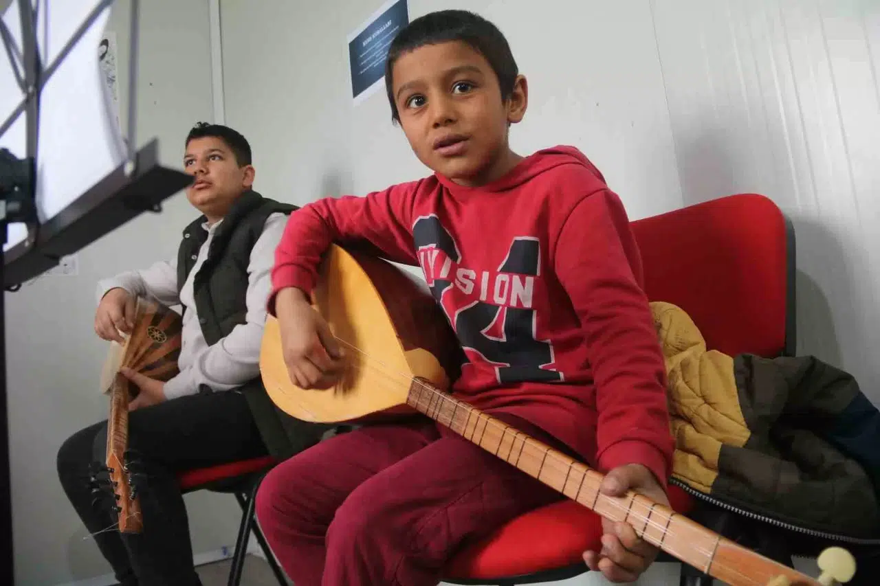 Depremzede Çocuklar, Psikososyal Takviye Müzik Atölyesinde Buluştu