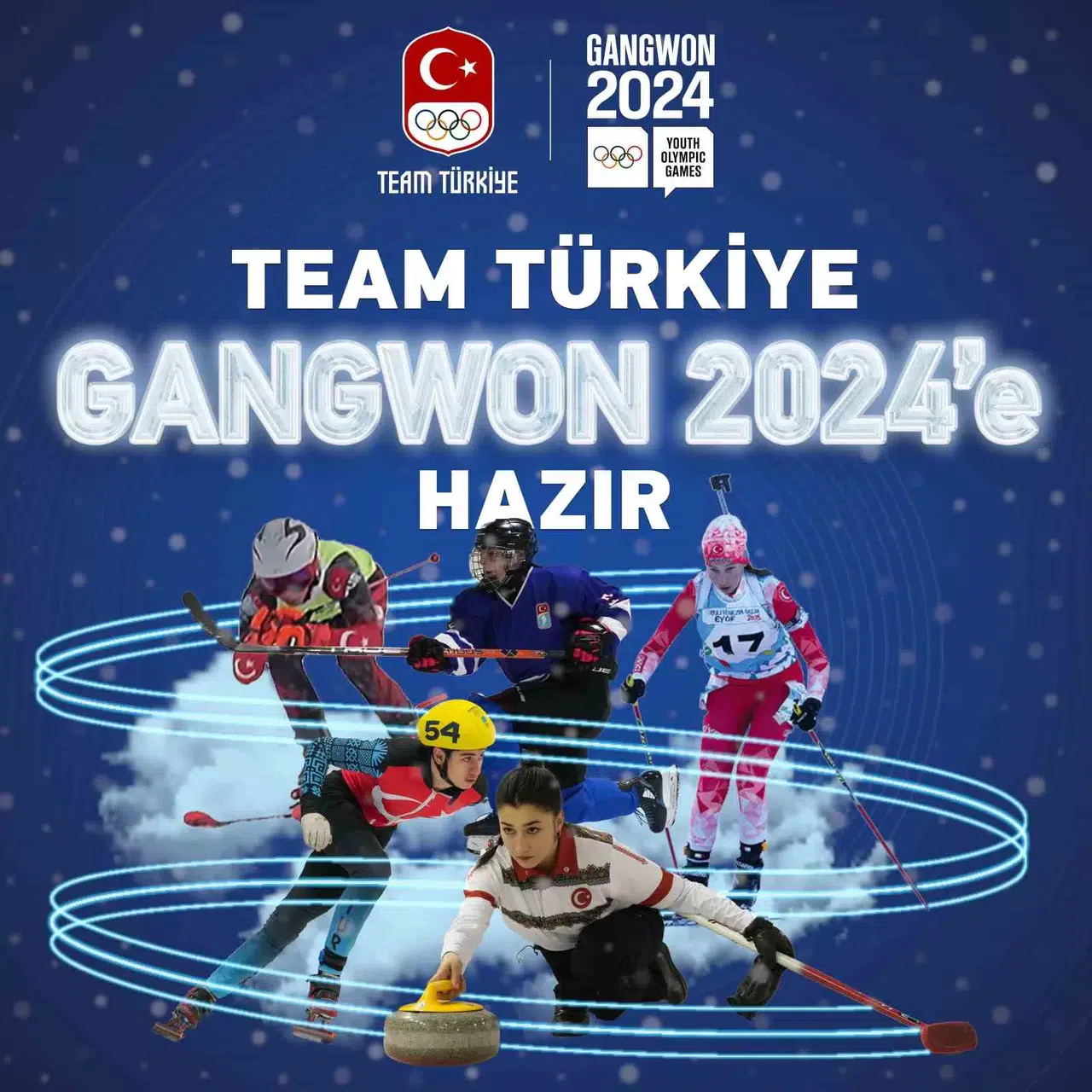 Gangwon 2024 Kış Gençlik Olimpiyat Oyunları’nda 24 Ulusal Sportmen Yer Alacak