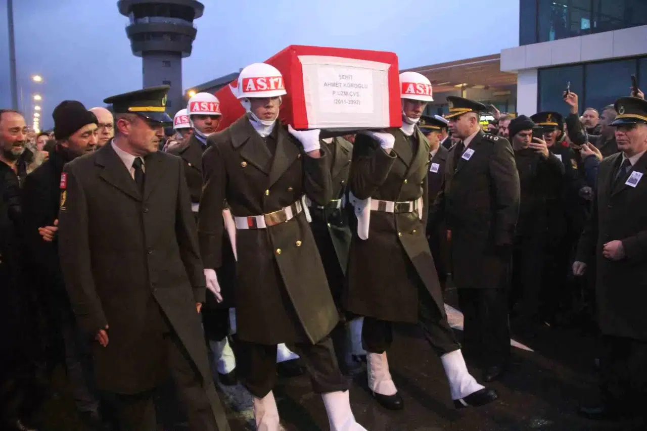 Giresun Şehidinin Naaşı Memleketine Getirildi