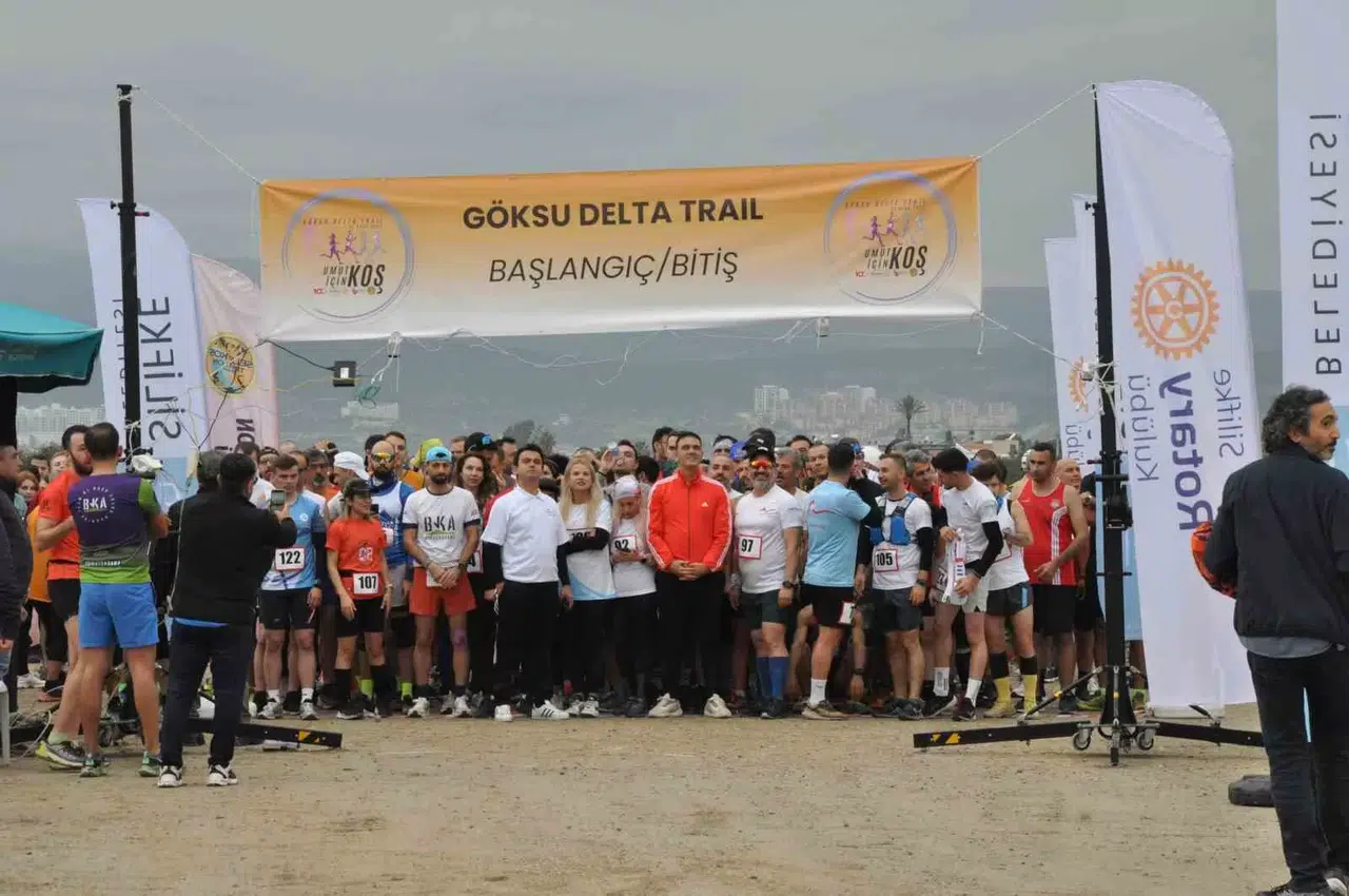 Göksu Deltası Kuş Cennetinde 5 Ülkeden 500 Atlet Koştu