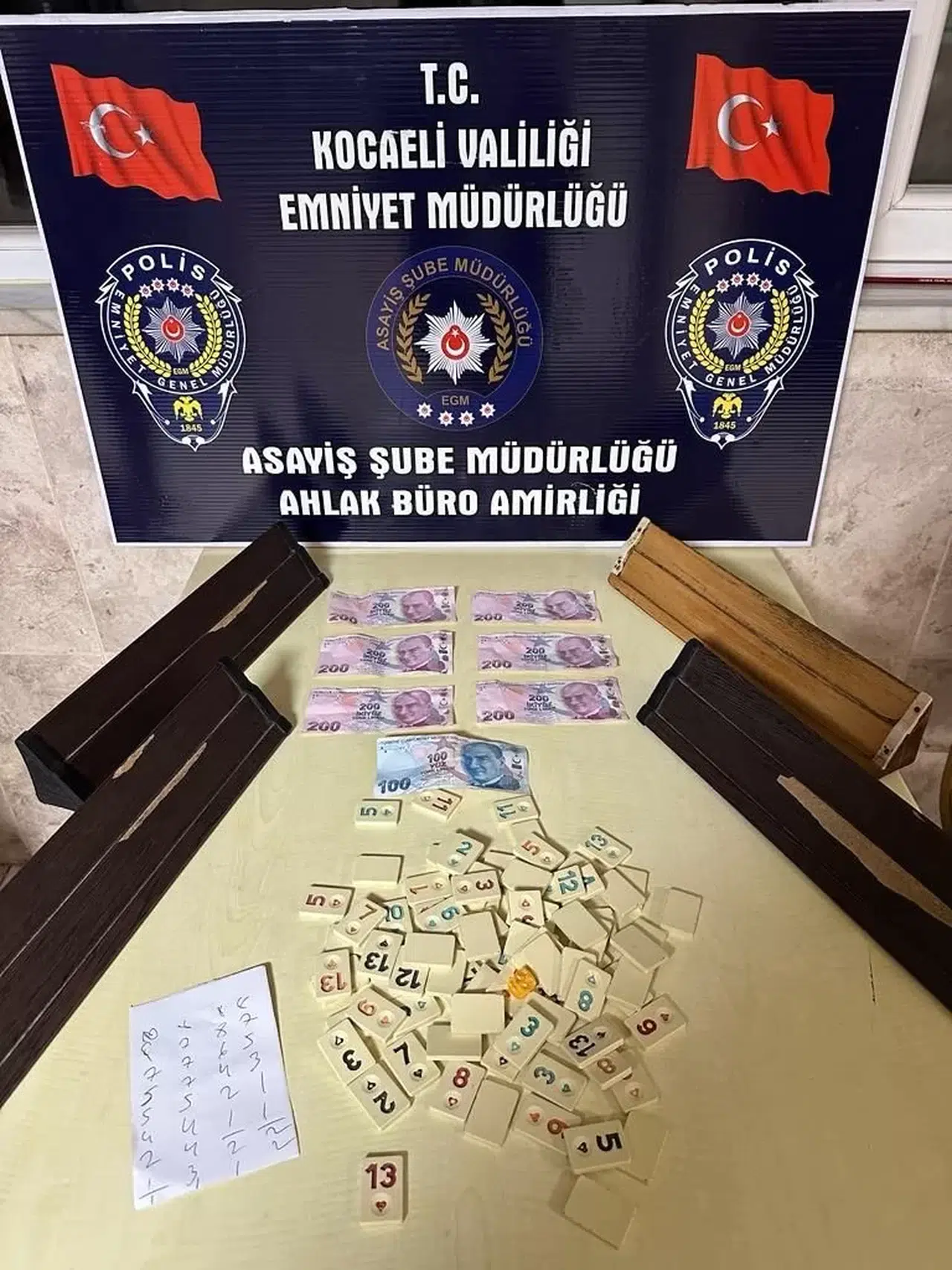 İş Yerinde Kumar Oynatanlara Baskın