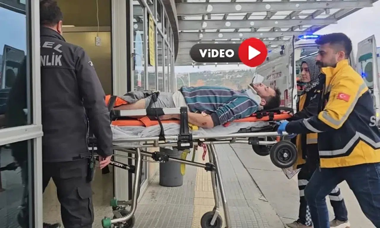 Çorum’da Korkunç Anlar, Kamyonetle Duvar Arasına Sıkıştı!