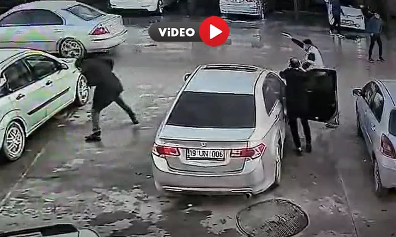 Çorum’daki Silahlı Saldırı Güvenlik Kamerasında, İşte o Anlar