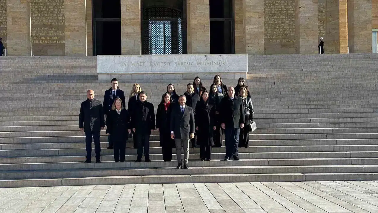 KKTC Cumhuriyet Meclisi Heyeti Anıtkabir Ziyaret Etti